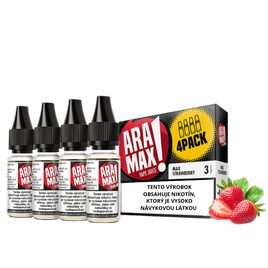 E-Liquid Aramax 4Pack Max Strawberry 4x10ml