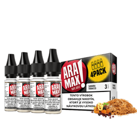 E-Liquid Aramax 4Pack Sahara Tobacco  4x10ml