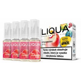 E-liquid LIQUA Elements 4Pack  STRAWBERRY (Jahoda) 4x10ml