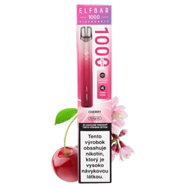 ELFBAR 1000 poťahov CHERRY (Čerešňa) 20mg