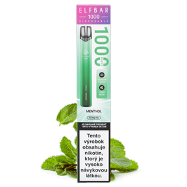 ELFBAR 1000 poťahov MENTHOL (Mentol) 20mg