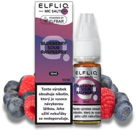 e-liquid ELFLIQ Salt BLUEBERRY SOUR RASPBERRY 10ml