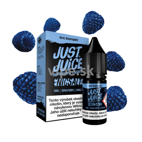 e-liquid Just Juice Salt Blue Raspberry (Modrá malina) 10ml.png