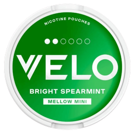 VELO nikotínové vrecúška BRIGHT SPEARMINT 2DOT 6mg