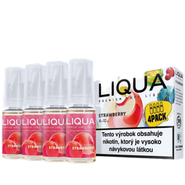 E-liquid LIQUA Elements 4Pack  STRAWBERRY (Jahoda) 4x10ml