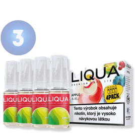 LIQUA Elements 4Pack APPLE (Jablko) 4x10ml 3mg