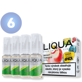 LIQUA Elements 4Pack BRIGHT TOBACCO (Čistý tabak) 4x10ml 6mg