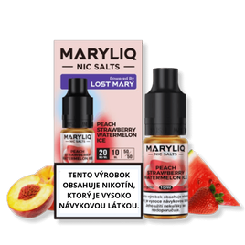 e-liquid MARYLIQ PEACH STRAWBERRY WATERMELON ICE 10ml 20mg