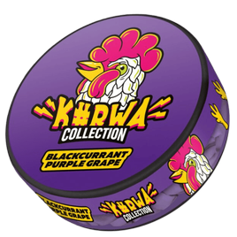 K#RWA COLLECTION nikotínové vrecúška BLACKCURRANT PURPLE GRAPE 16mg/g