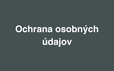 Ochrana osobných údajov