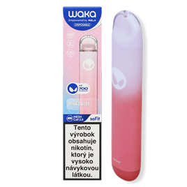 e-cigareta WAKA soFIT 700 poťahov PINK TWIST (Červené ovocie) 18mg