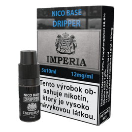 Nikotínová báza  IMPERIA DRIPPER 5x10ml PG30-VG70 12mg