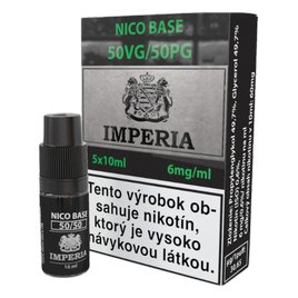 Nikotinová báza IMPERIA FIFTY  5x10ml PG50-VG50 6mg