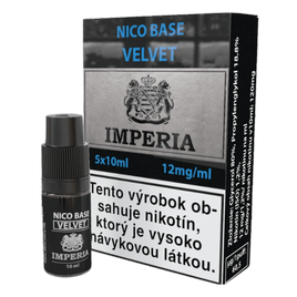 Nikotínová báza  IMPERIA Velvet 5x10ml PG20-VG80 12mg