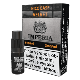 Nikotínová báza  IMPERIA Velvet 5x10ml PG20-VG80 3mg