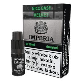 Nikotínová báza  IMPERIA Velvet 5x10ml PG20-VG80 6mg