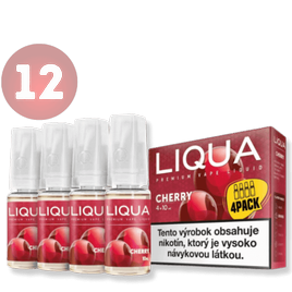 E-liquid LIQUA Elements 4Pack CHERRY (Čerešňa) 4x10ml 12mg