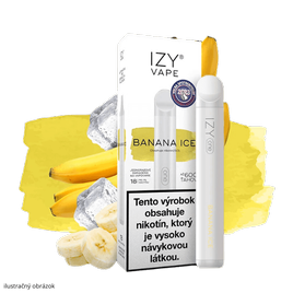 IZY VAPE ONE BANANA ICE (Ľadový banán) 18mg 800 poťahov 1ks