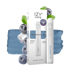 IZY VAPE ONE BLUEBERRY ICE (Ľadová čučoriedka) 0mg 600 poťahov 1ks