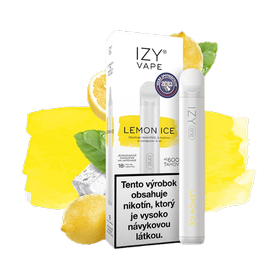 IZY VAPE ONE LEMON ICE (Ľadový citrón) 18mg 600 poťahov 1ks