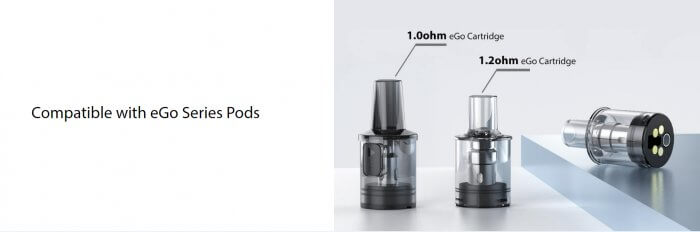 JOYETECH EGO POD E-Zigarette – 1000 MAh Akku, 2 Ml Pod, Kein Nikotin, USB-C