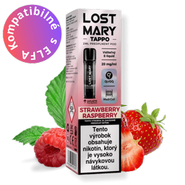 LOST MARY TAPPO Pod STRAWBERRY RASPBERRY (Jahoda, Malina) 2ml 20mg