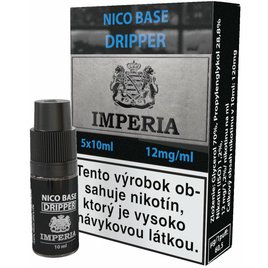 Nikotínová báza  IMPERIA Dripper 5x10ml PG30-VG70 12mg