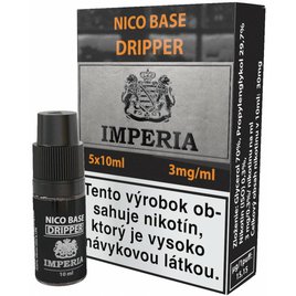 Nikotínová báza  IMPERIA Dripper 5x10ml PG30-VG70 3mg