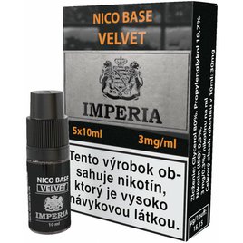 Nikotínová báza  IMPERIA Velvet 5x10ml PG20-VG80 3mg