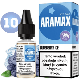 e-liquid Aramax Salt 10ml BLUEBERRY ICE 10mg