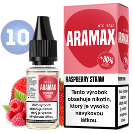 e-liquid Aramax Salt 10ml RASPBERRY STRAW 10mg