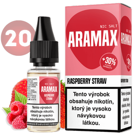 e-liquid Aramax Salt 10ml RASPBERRY STRAW 20mg