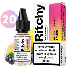 e-liquid Ritchy Salt BLACKCURRANT LEMON 10ml 20mg
