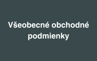 Všeobecné obchodné podmienky