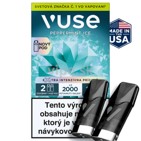 VUSE-2pods-Peppermint-ice-20mg-2000-potiahnuti-
