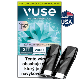 VUSE-2pods-Peppermint-ice-20mg-2000-potiahnuti-